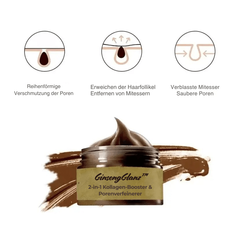 GinsengGlanz / 2 in 1 Kollagen-Booster & Porenverfeinerer - Sopheria