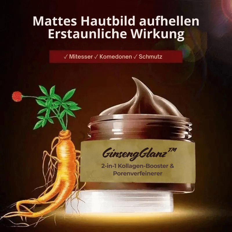 GinsengGlanz / 2 in 1 Kollagen-Booster & Porenverfeinerer - Sopheria