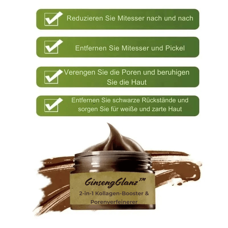 GinsengGlanz / 2 in 1 Kollagen-Booster & Porenverfeinerer - Sopheria