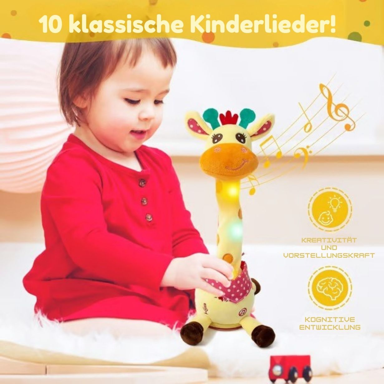 GiraffenGroove™ / Singendes und tanzendes Giraffenspielzeug - Sopheria