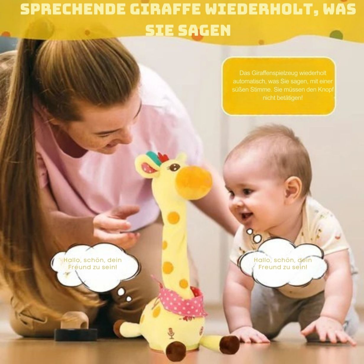 GiraffenGroove™ / Singendes und tanzendes Giraffenspielzeug - Sopheria