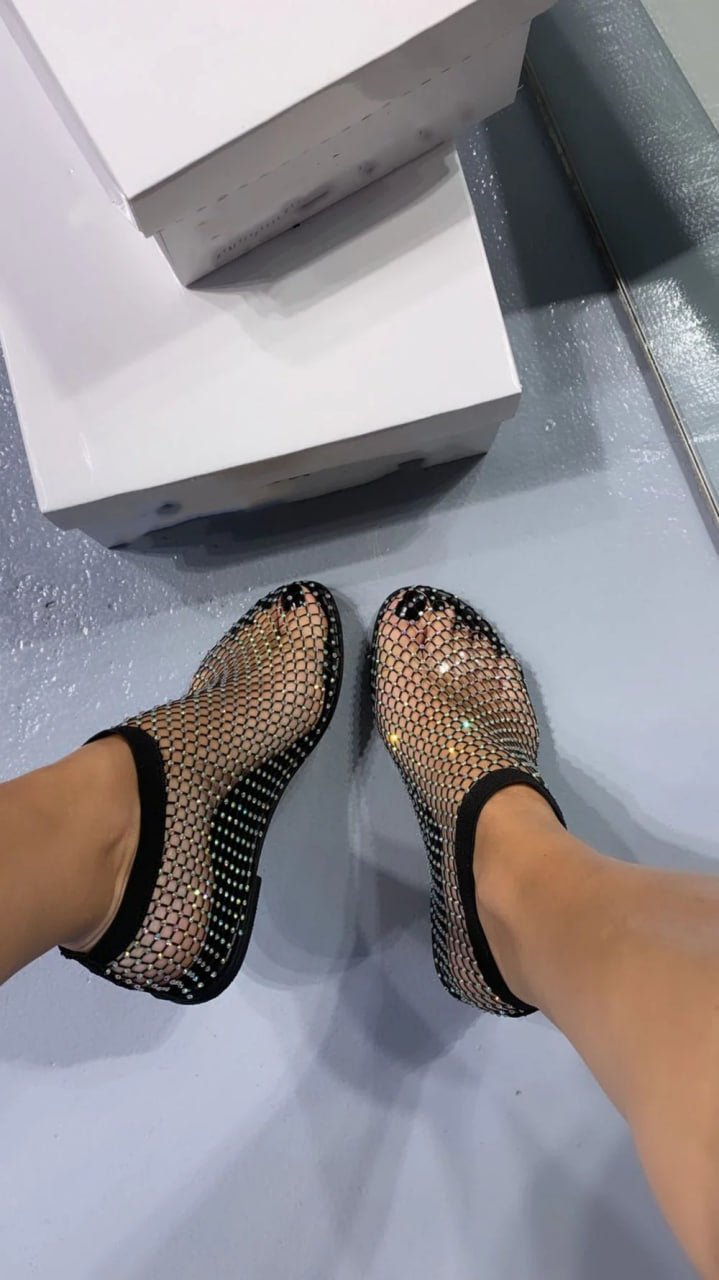 Gisela™ / Glänzende Stilvolle Ballerinas - Sopheria