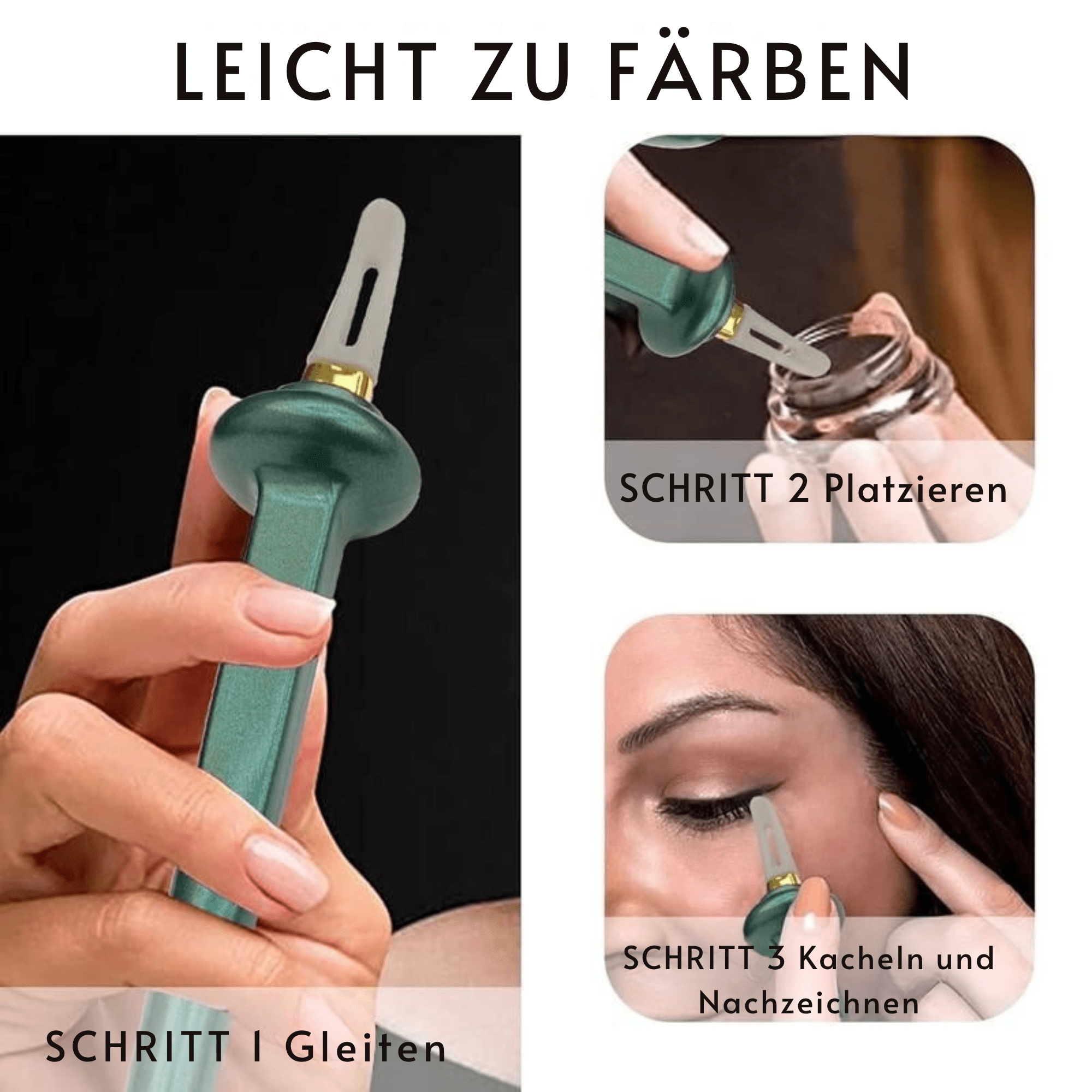 GlamGlide™ / Silikon-Eyelinerpinsel - Sopheria