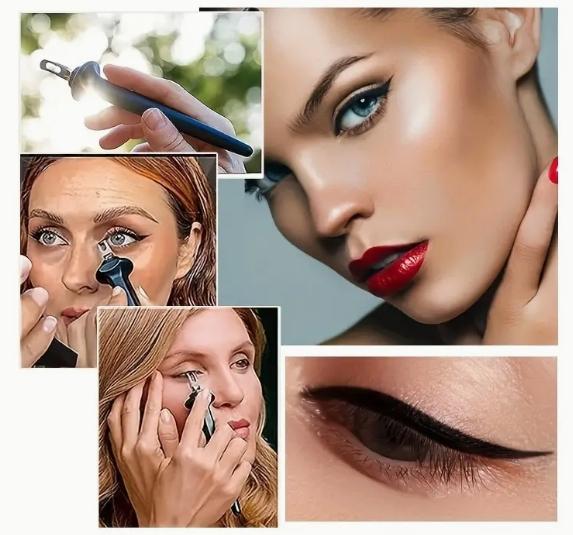 GlamGlide™ / Silikon-Eyelinerpinsel - Sopheria