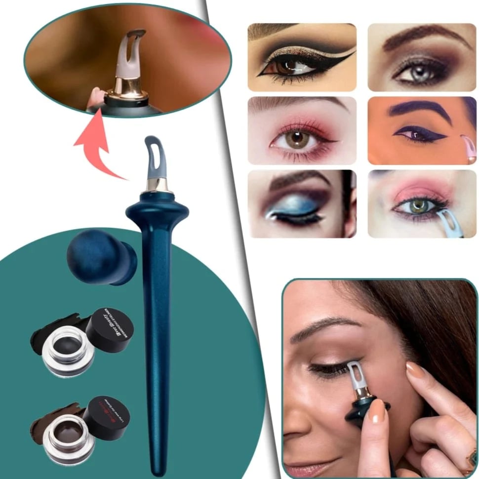 GlamGlide™ / Silikon-Eyelinerpinsel - Sopheria