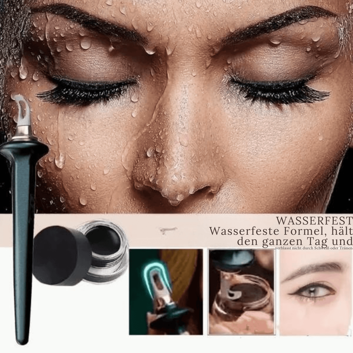 GlamGlide™ / Silikon-Eyelinerpinsel - Sopheria