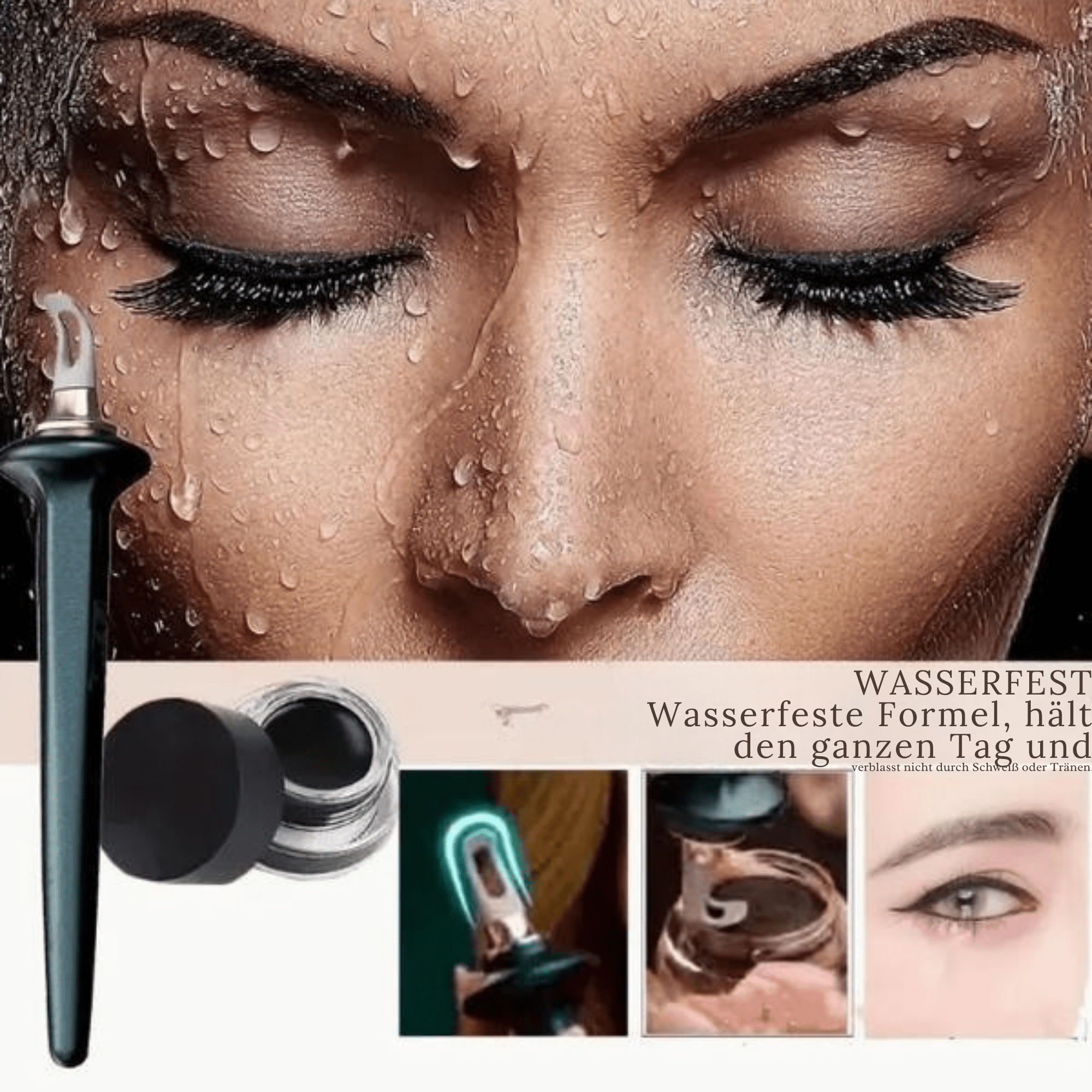 GlamGlide™ / Silikon-Eyelinerpinsel - Sopheria