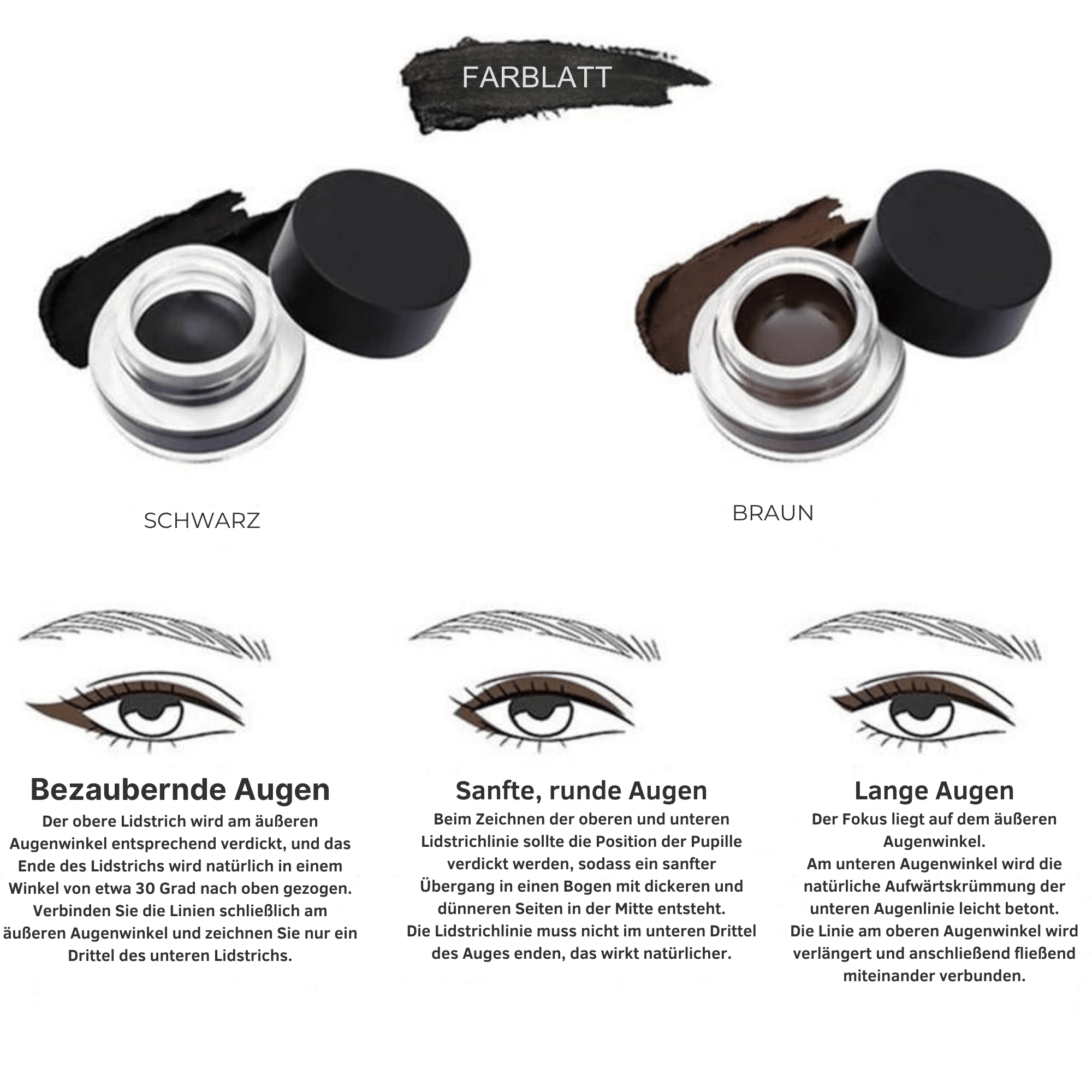 GlamGlide™ / Silikon-Eyelinerpinsel - Sopheria