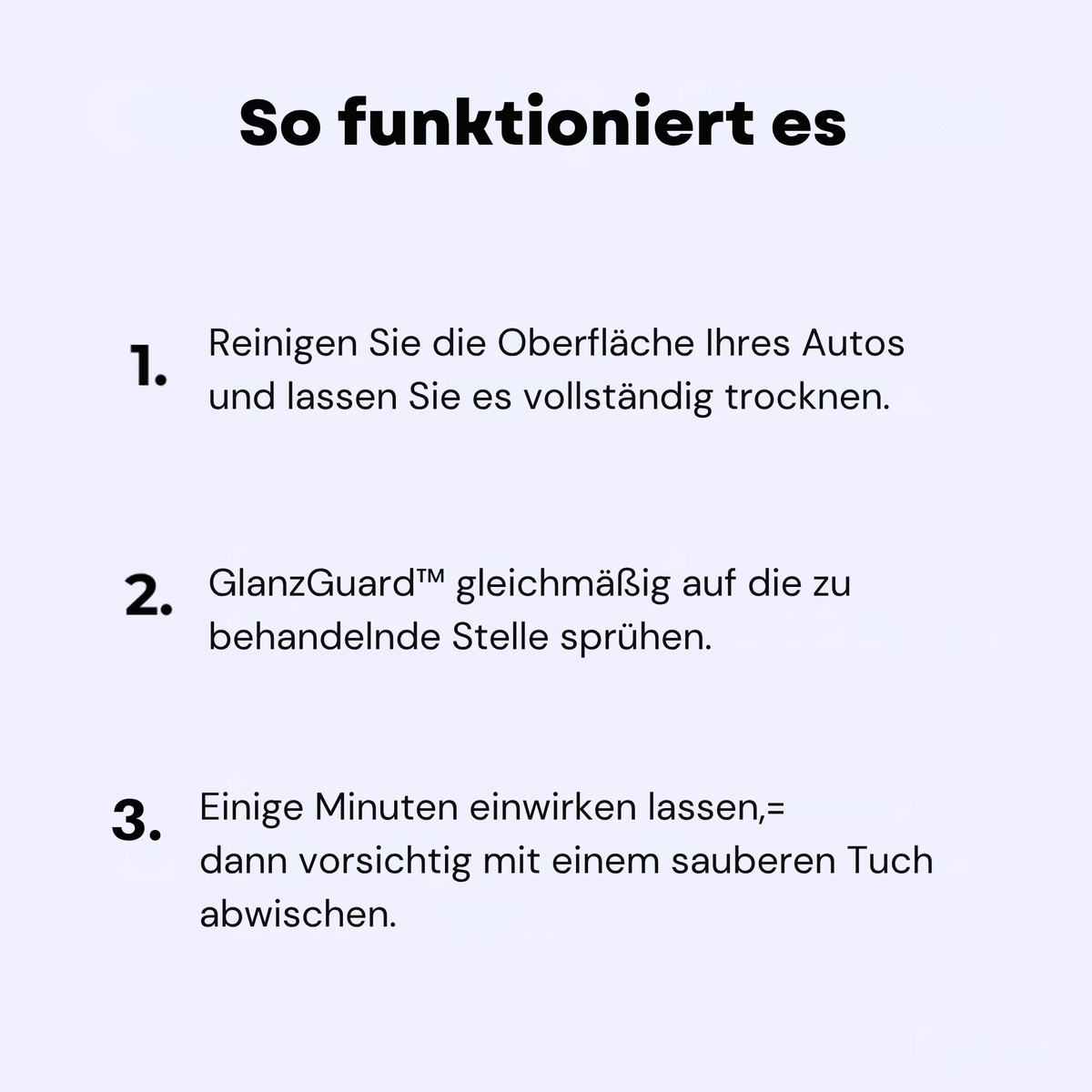 GlanzGuard™ / Autokratzerentferner-Spray - Sopheria