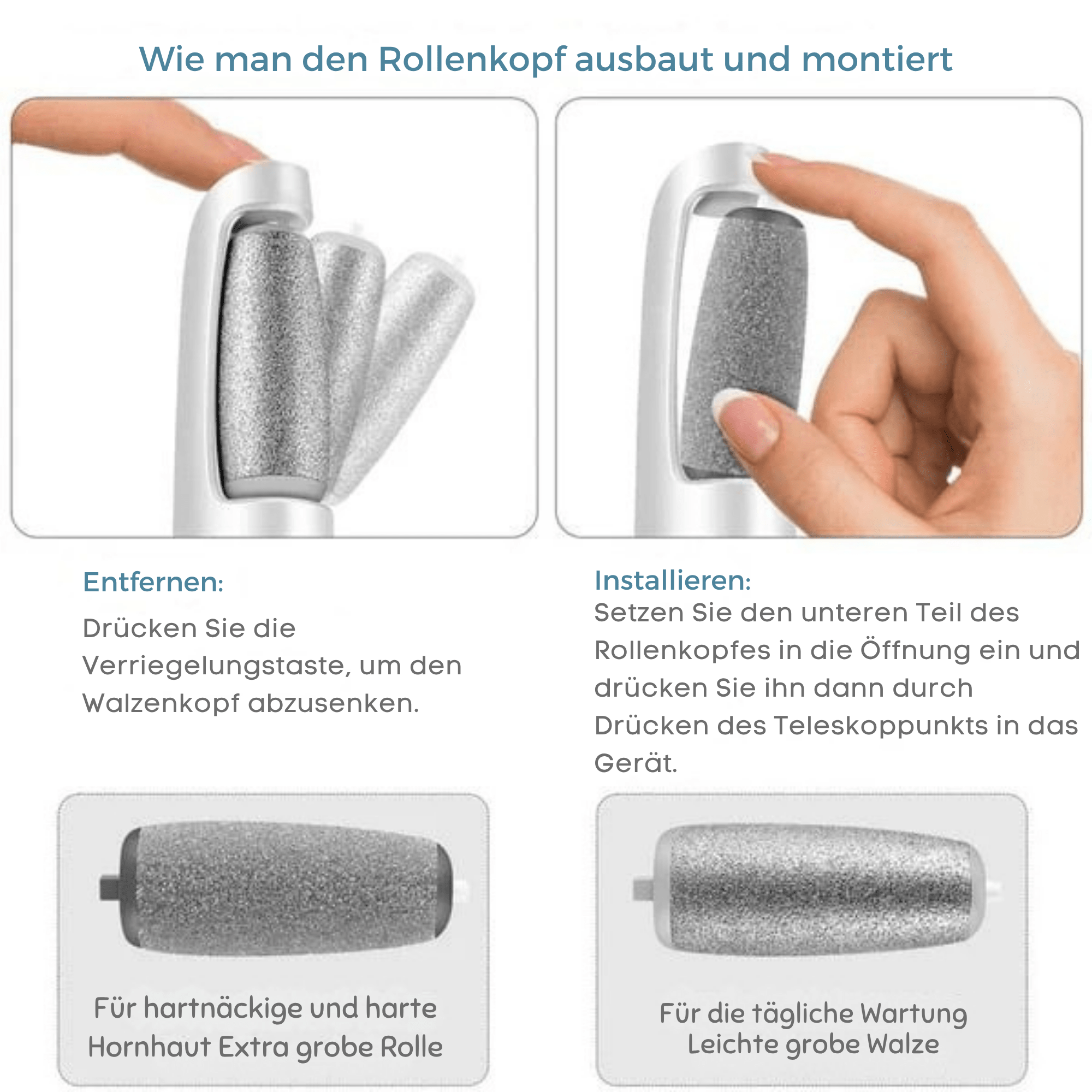 GlattGeh™ / Elektrischer Hornhautentferner - Sopheria
