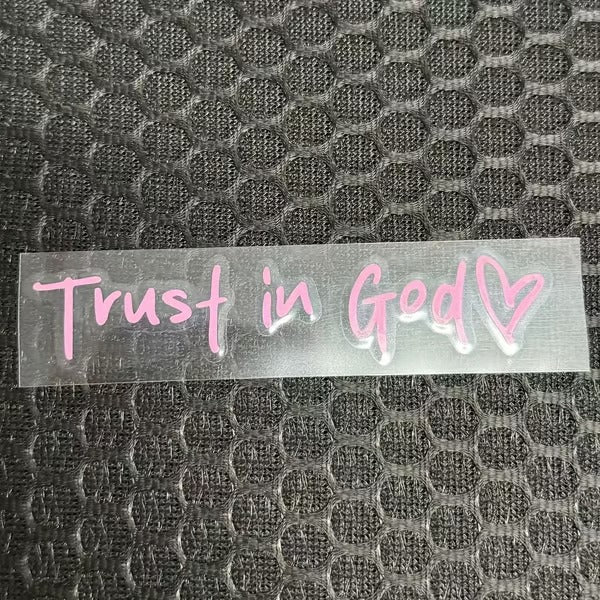 GlaubFahrt – Christlicher Auto Spiegel Sticker - Sopheria