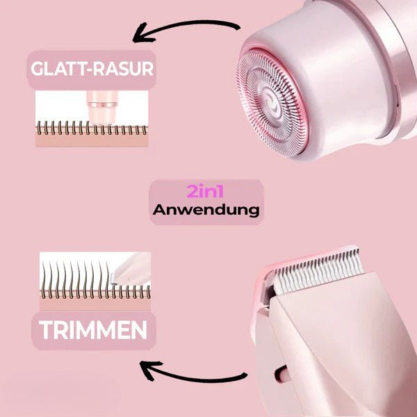 Glavelle - 2-in-1 Damen Körperrasierer - Sopheria