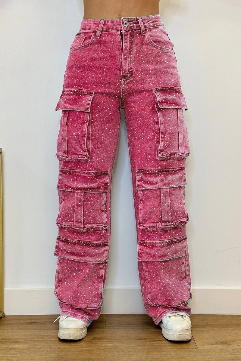 GlitzerGabel™ / Strass-Jeans - Sopheria
