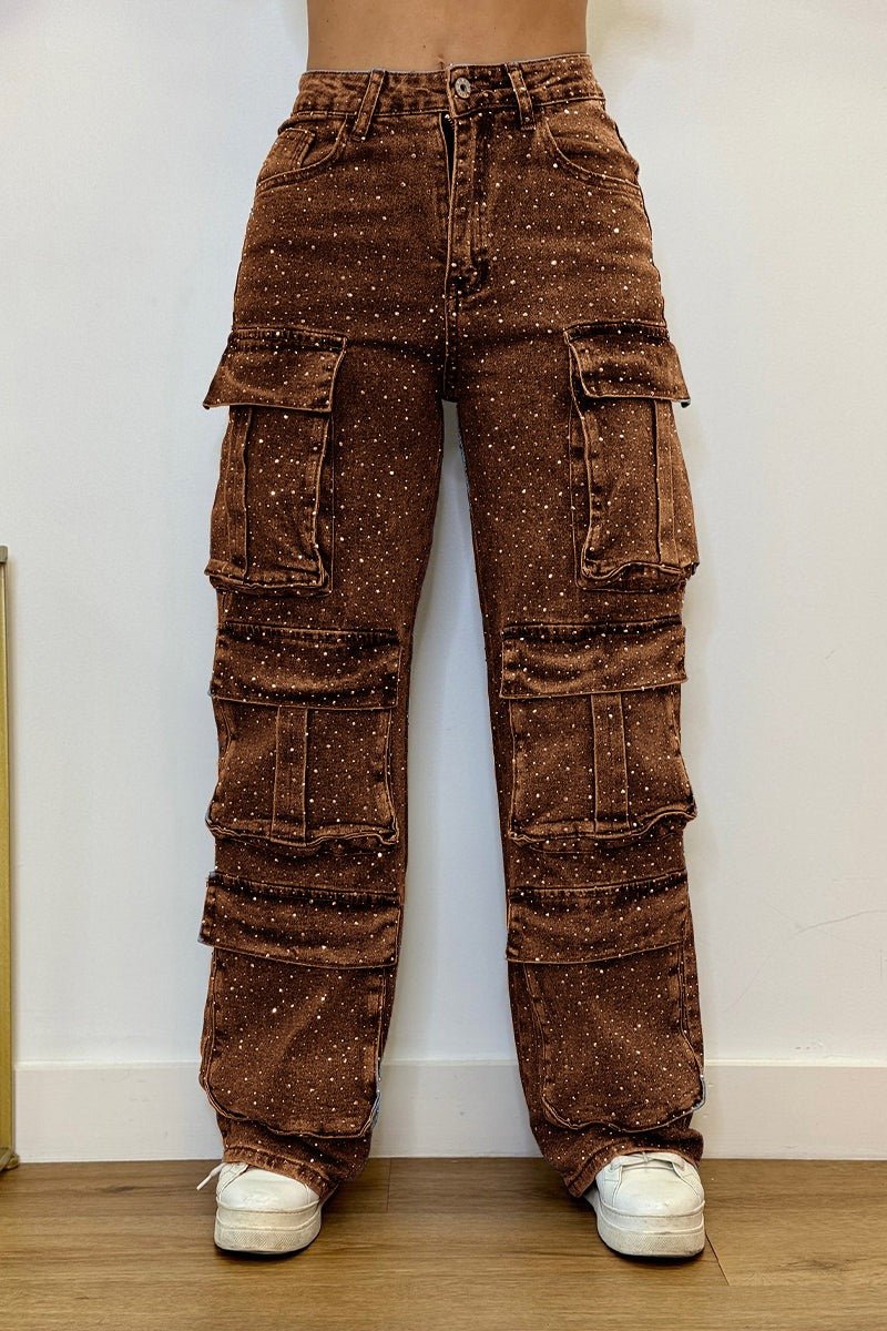 GlitzerGabel™ / Strass-Jeans - Sopheria