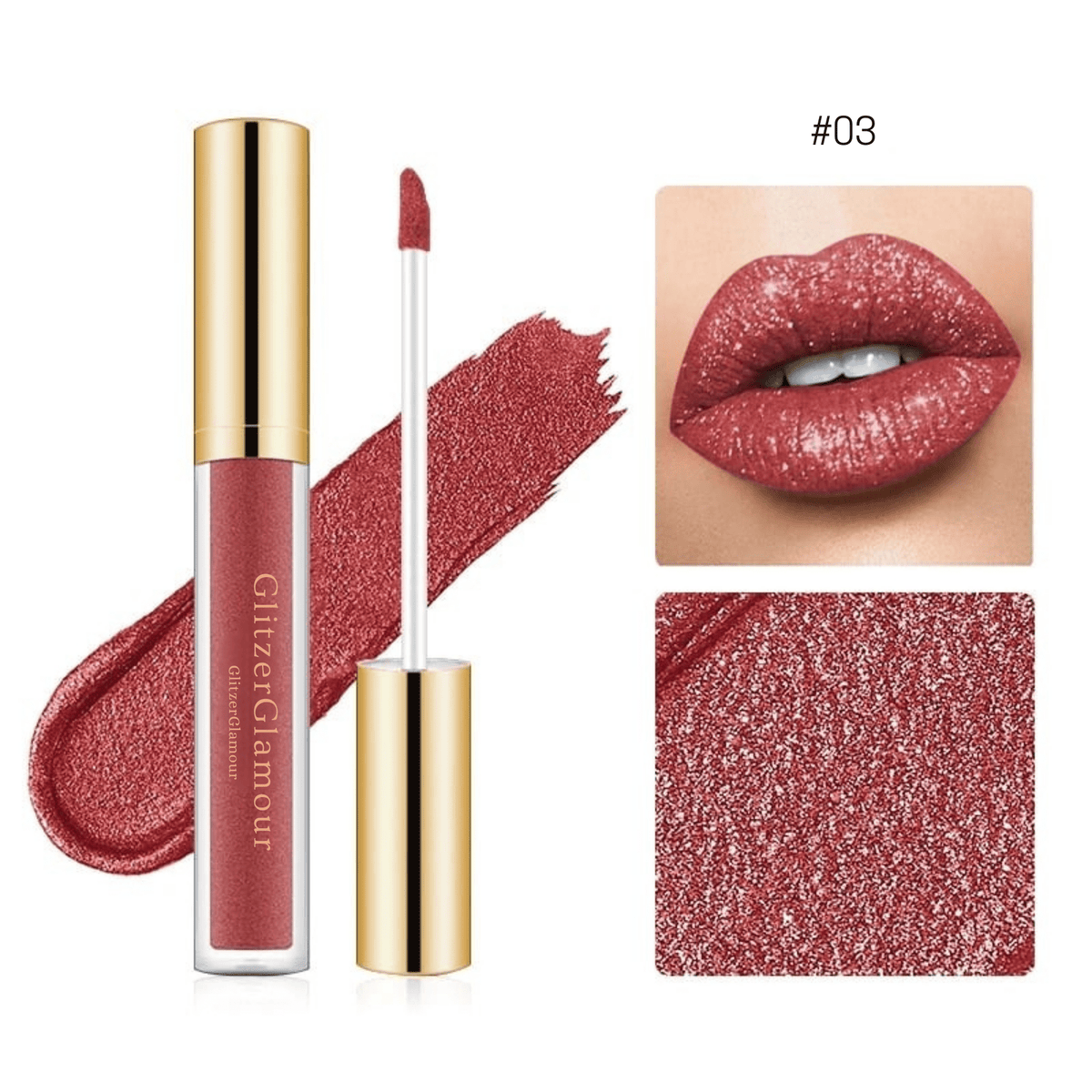 GlitzerGlamour™ / Flüssiger Lippenstift – 16 Stunden Glanz, ganztägiger Tragekomfort (1+1 GRATIS) - Sopheria
