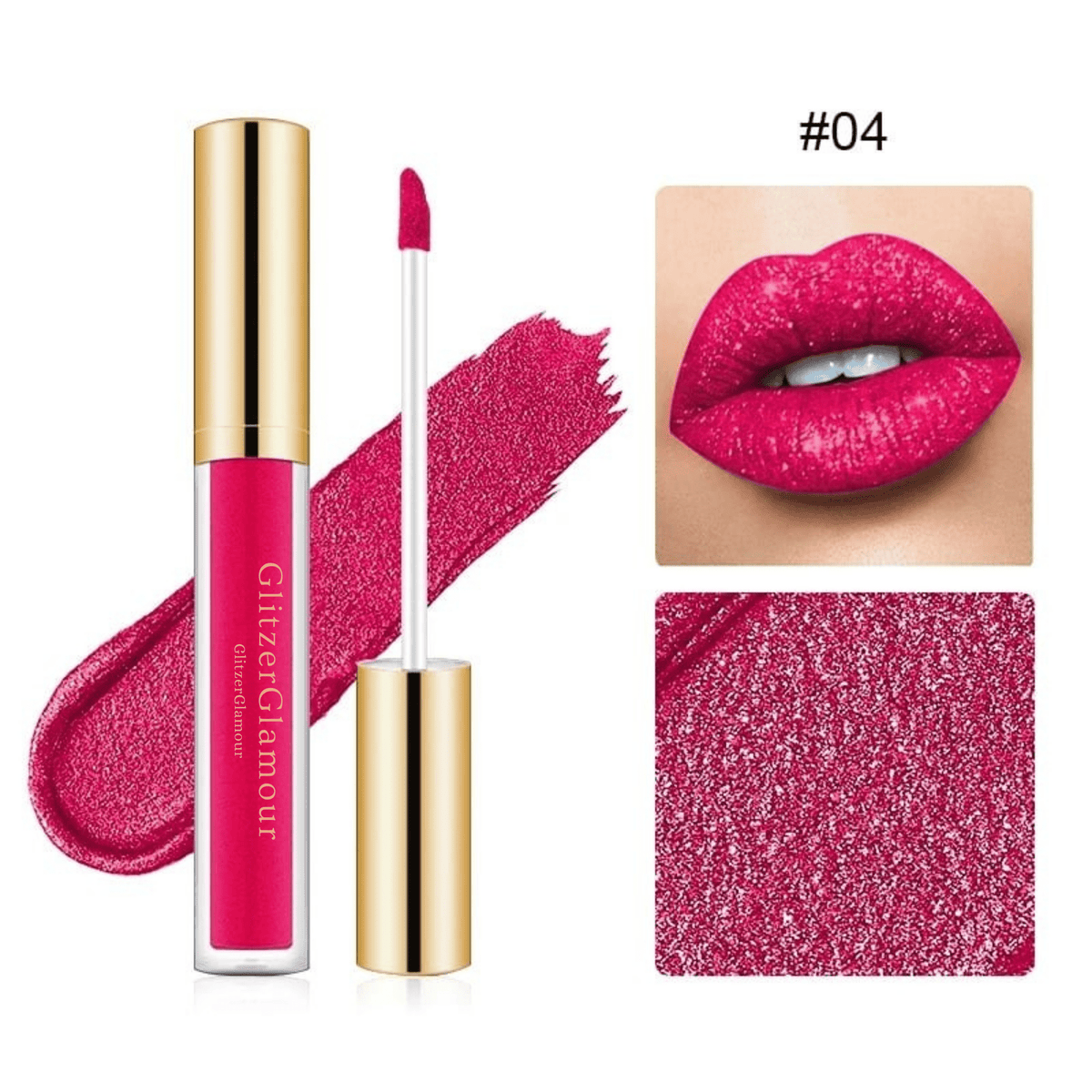 GlitzerGlamour™ / Flüssiger Lippenstift – 16 Stunden Glanz, ganztägiger Tragekomfort (1+1 GRATIS) - Sopheria