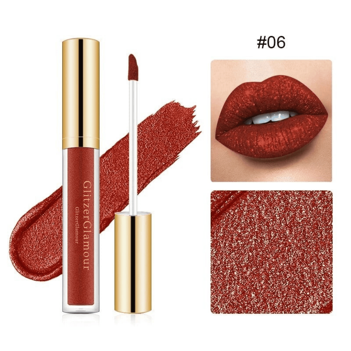 GlitzerGlamour™ / Flüssiger Lippenstift – 16 Stunden Glanz, ganztägiger Tragekomfort (1+1 GRATIS) - Sopheria