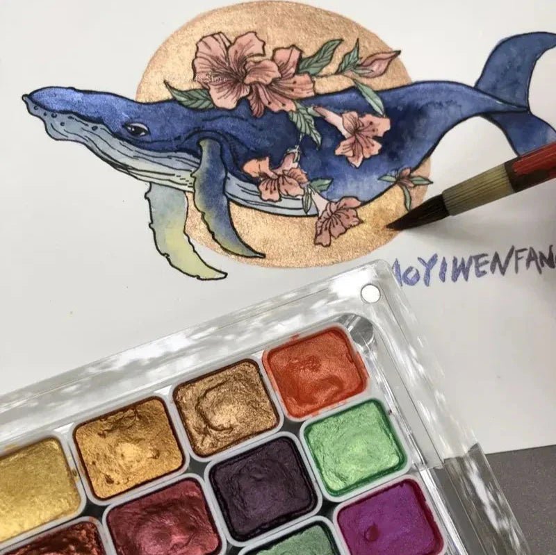 GlitzerGlanz™ / Aquarellfarben-Set - Sopheria