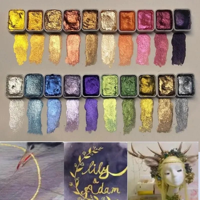 GlitzerGlanz™ / Aquarellfarben-Set - Sopheria
