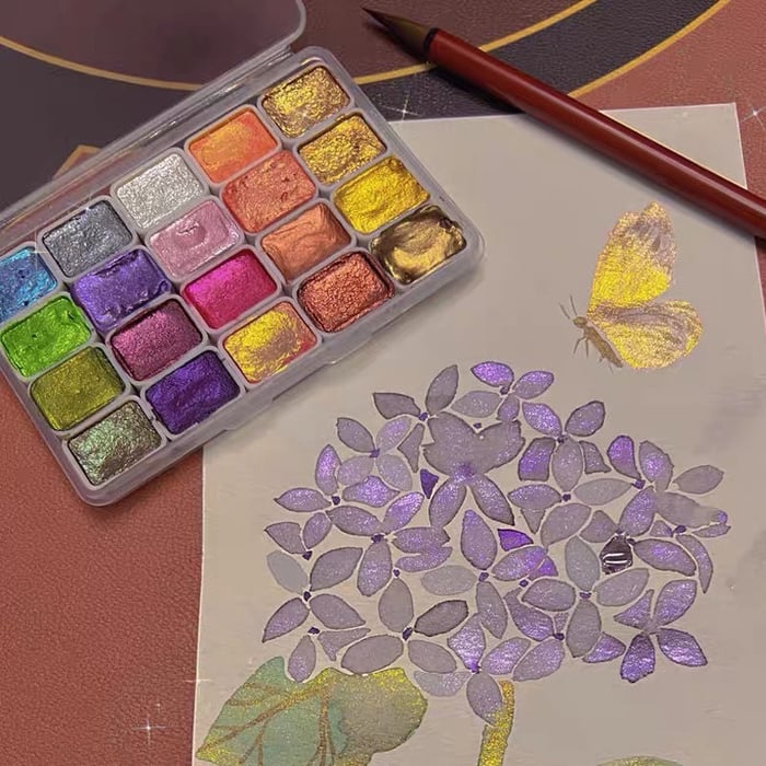 GlitzerGlanz™ / Aquarellfarben-Set - Sopheria