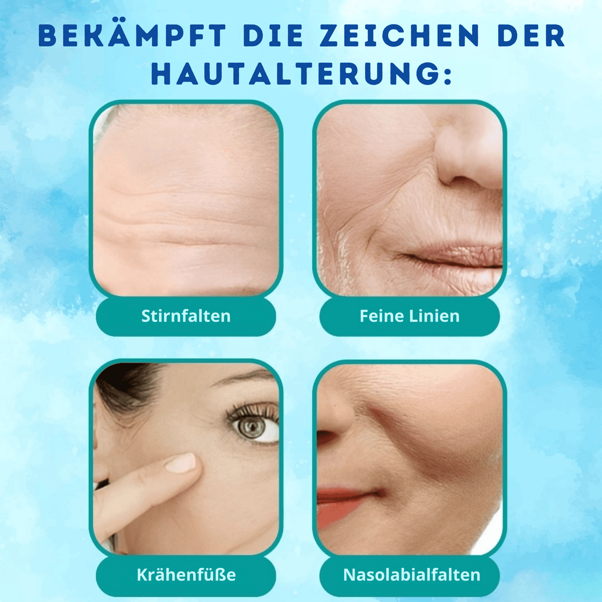 GlowGeheimnis™ / Anti-Aging-Serum mit Soforteffekt (1 + 1 GRATIS) - Sopheria