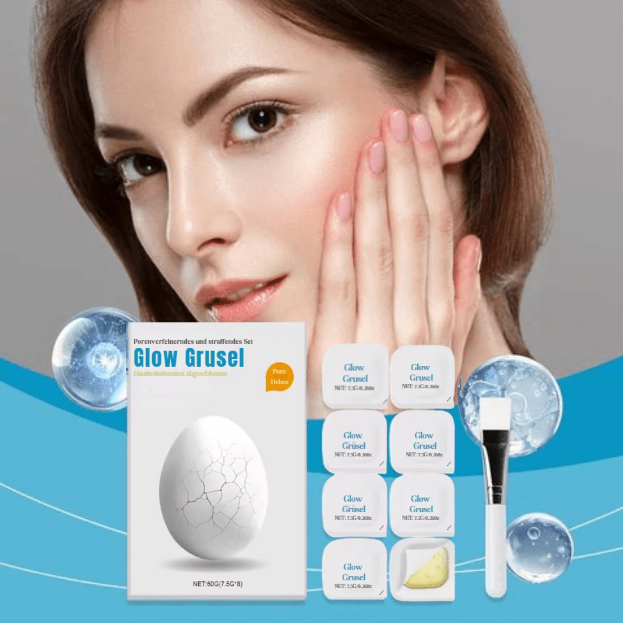 GlowGrusel™ / Feuchtigkeitsspendende Gesichtsmaske zur Hautregeneration - Sopheria
