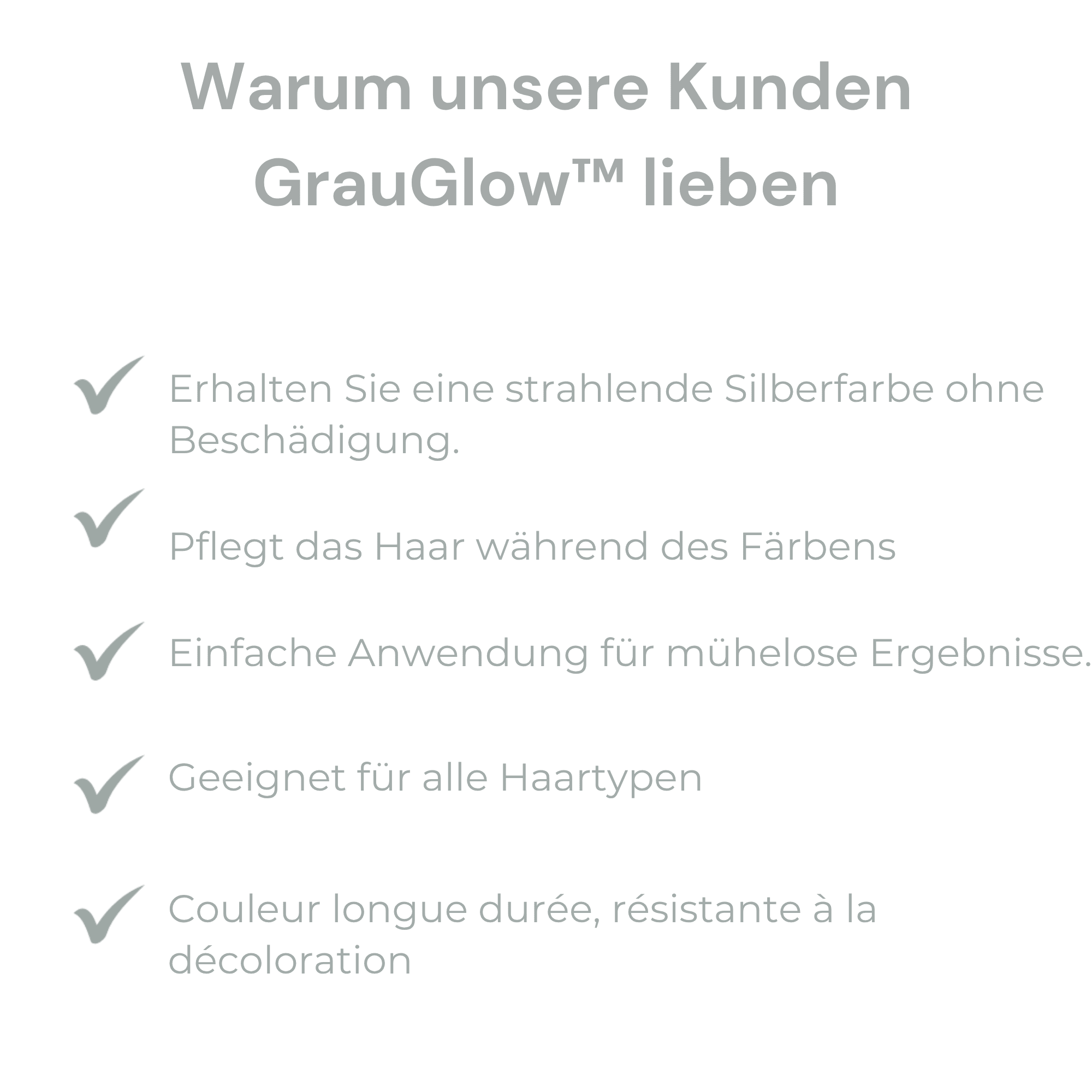 GrauGlow™ / 2-in-1 Natürliche Haarfarbe (1+1 GRATIS) - Sopheria