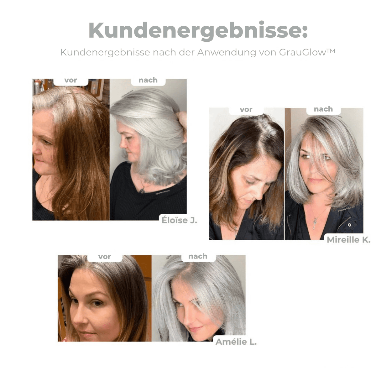 GrauGlow™ / 2-in-1 Natürliche Haarfarbe (1+1 GRATIS) - Sopheria