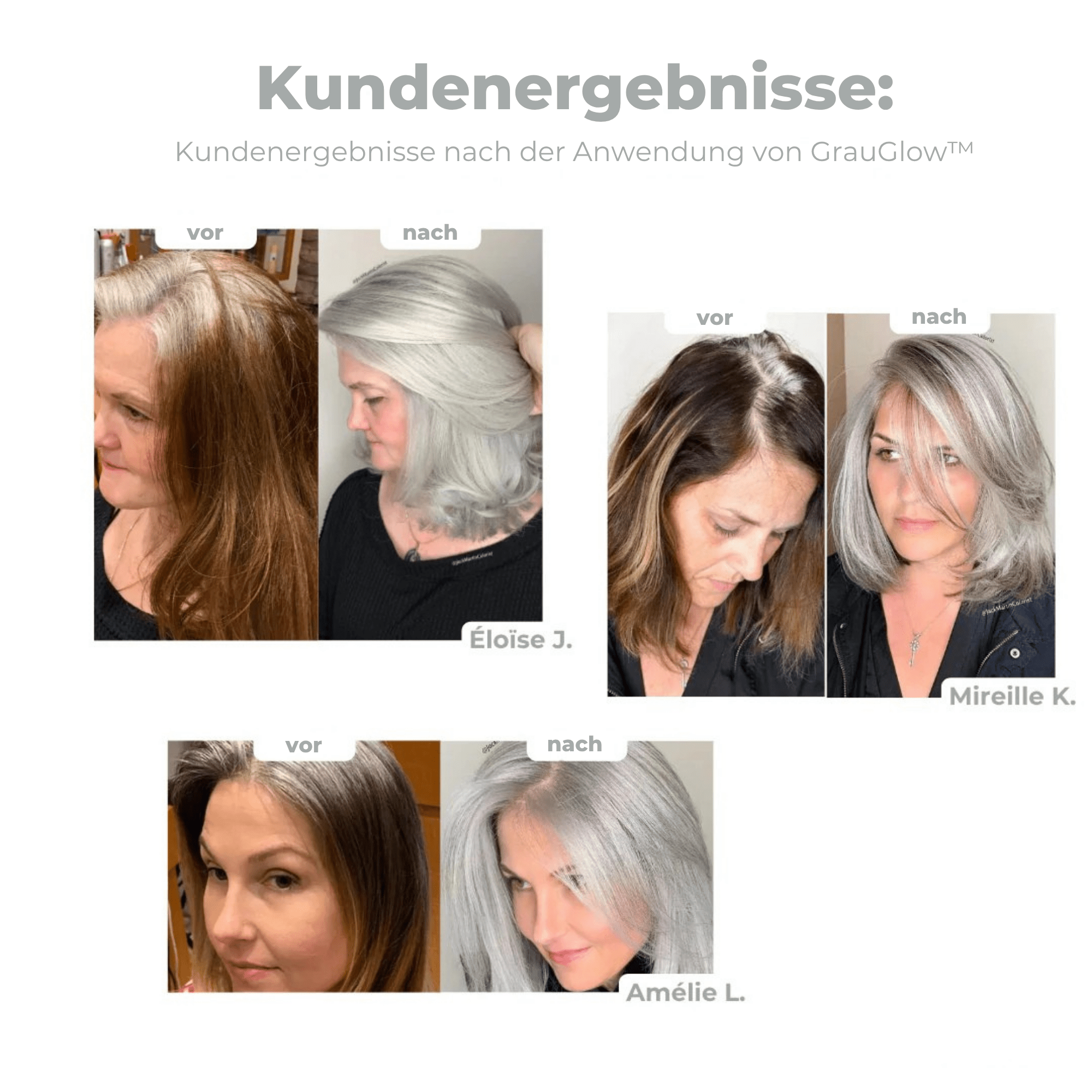 GrauGlow™ / 2-in-1 Natürliche Haarfarbe (1+1 GRATIS) - Sopheria