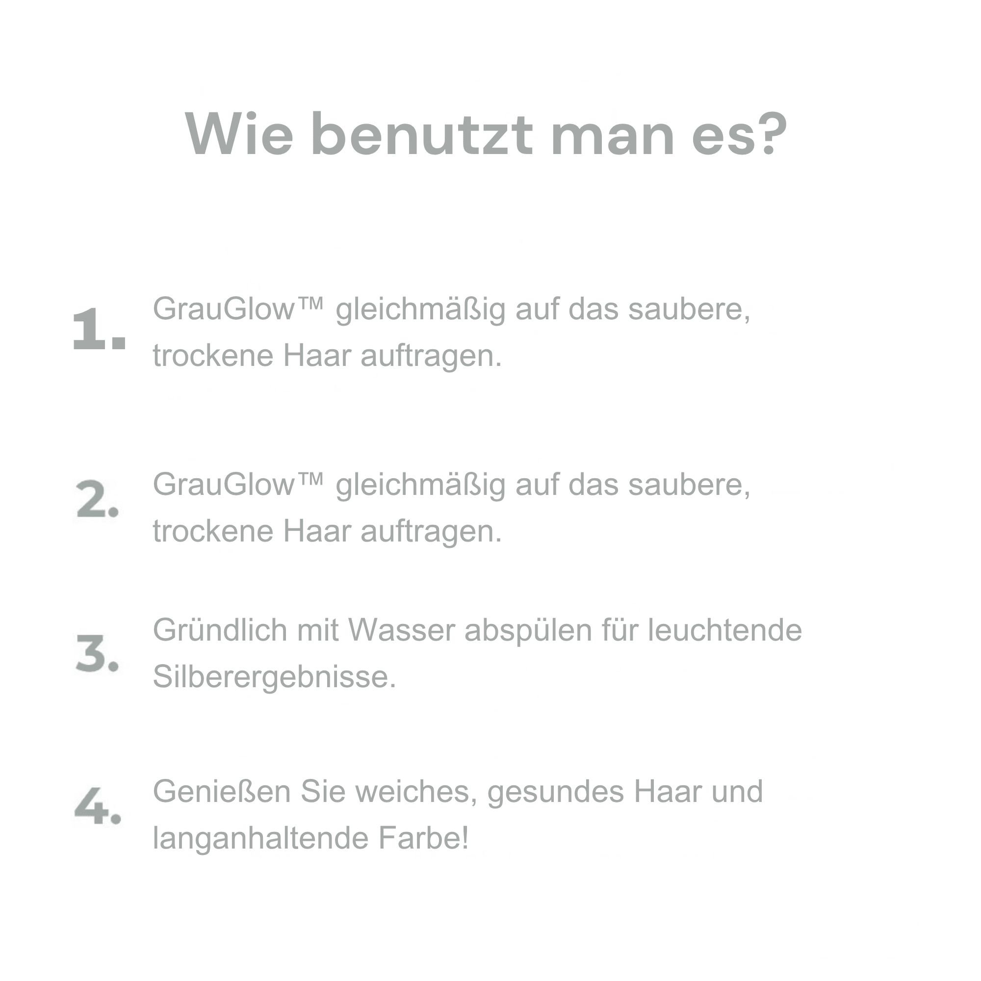 GrauGlow™ / 2-in-1 Natürliche Haarfarbe (1+1 GRATIS) - Sopheria