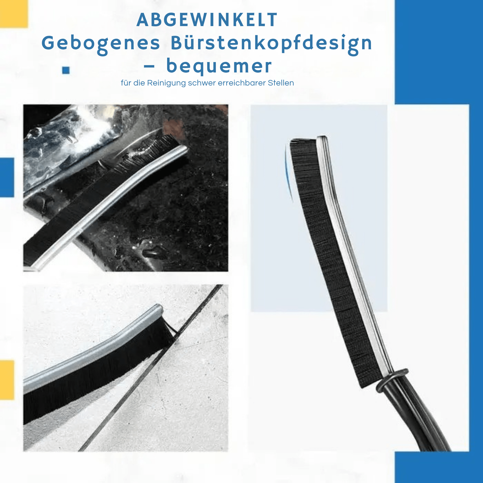 GriffGlanz™ / Fugenreinigungsbürste mit harten Borsten - Sopheria