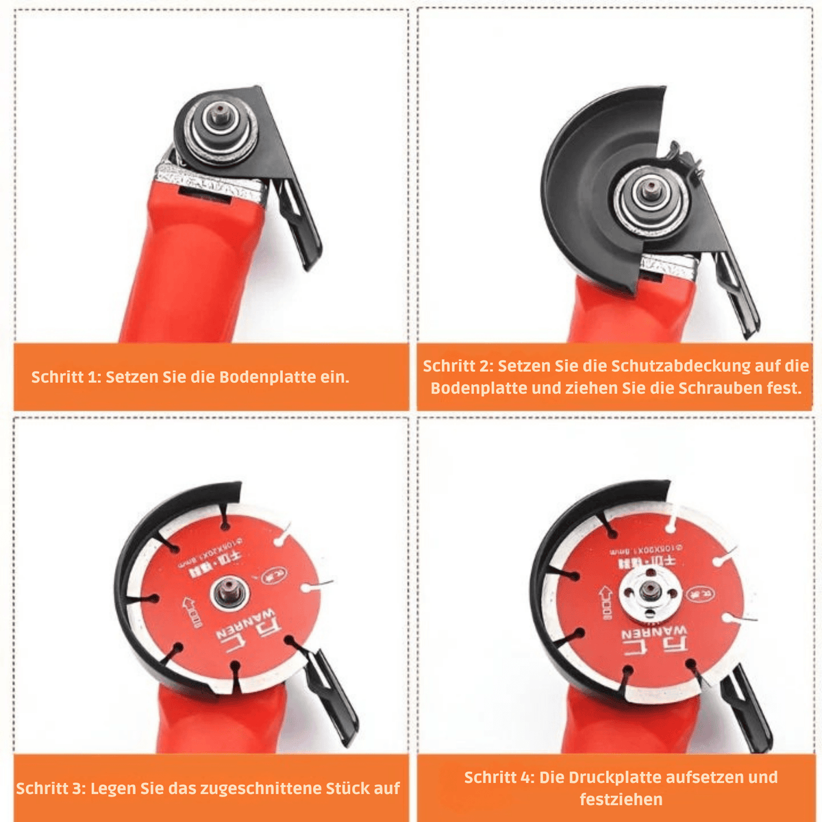GrindGuard™ / Verstellbare Winkelschleiferhalterung für maximale Sicherheit - Sopheria