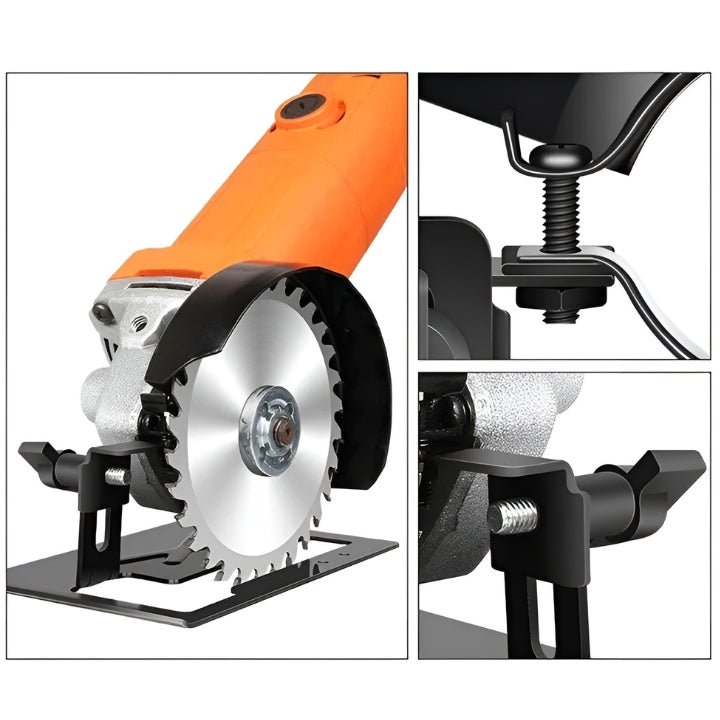 GrindGuard™ / Verstellbare Winkelschleiferhalterung für maximale Sicherheit - Sopheria