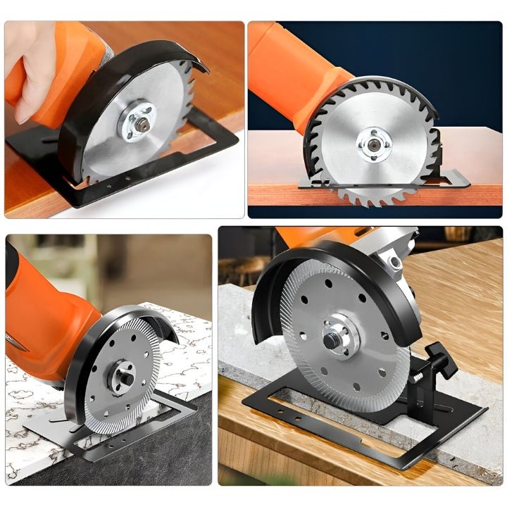 GrindGuard™ / Verstellbare Winkelschleiferhalterung für maximale Sicherheit - Sopheria