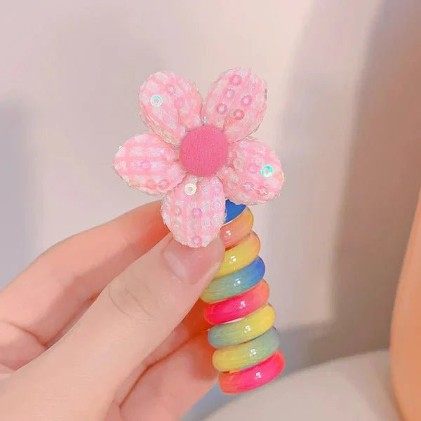HaarHerz™ / Kleine Prinzessin Telefonkabel Haargummis - Sopheria
