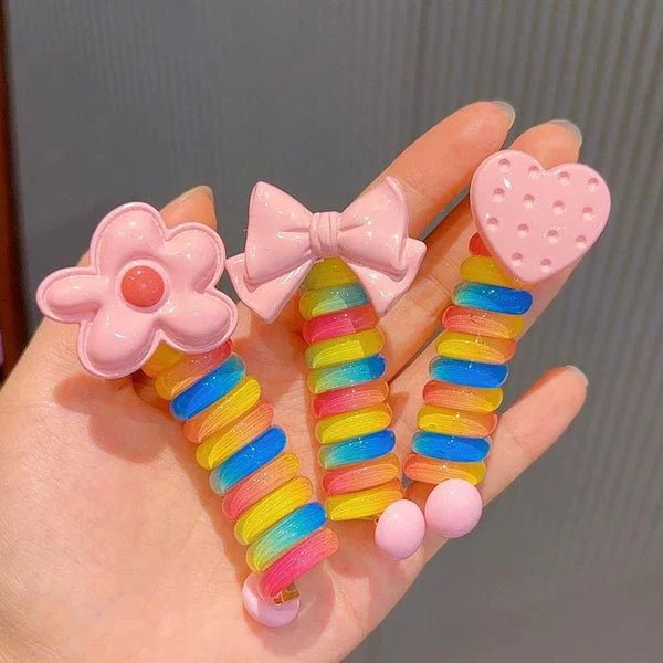 HaarHerz™ / Kleine Prinzessin Telefonkabel Haargummis - Sopheria