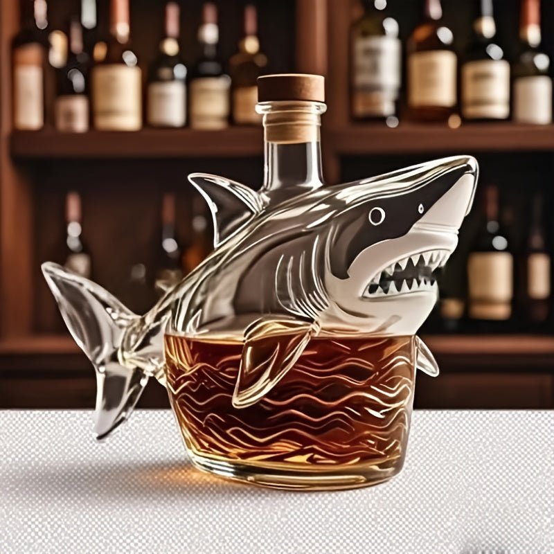 HaiHumpen™ / Leerer Großer Weißer Hai Whiskydekanter (Kein Alkohol enthalten) - Sopheria