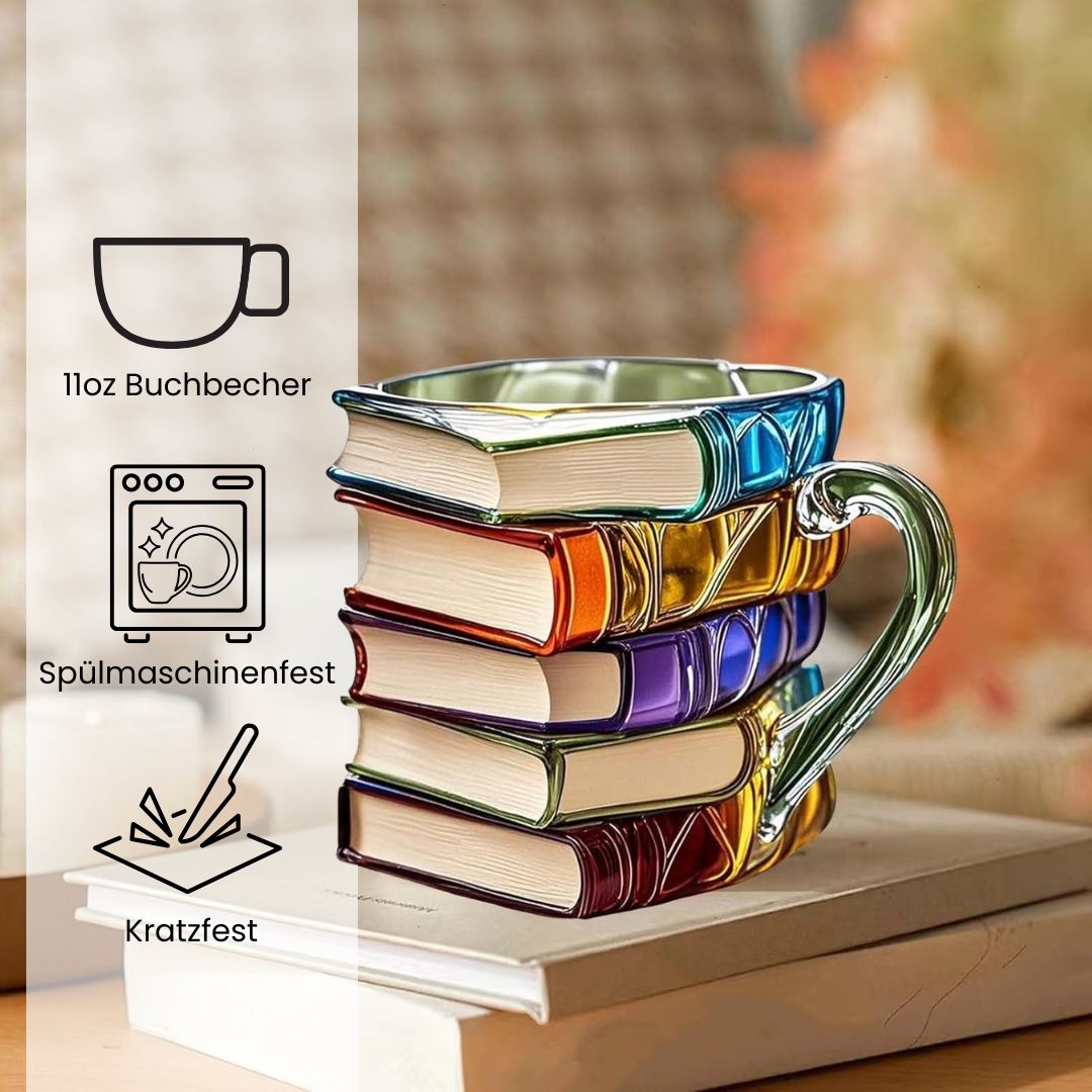 Handgemachte 3D Leseglück-Tasse - das Original - Sopheria