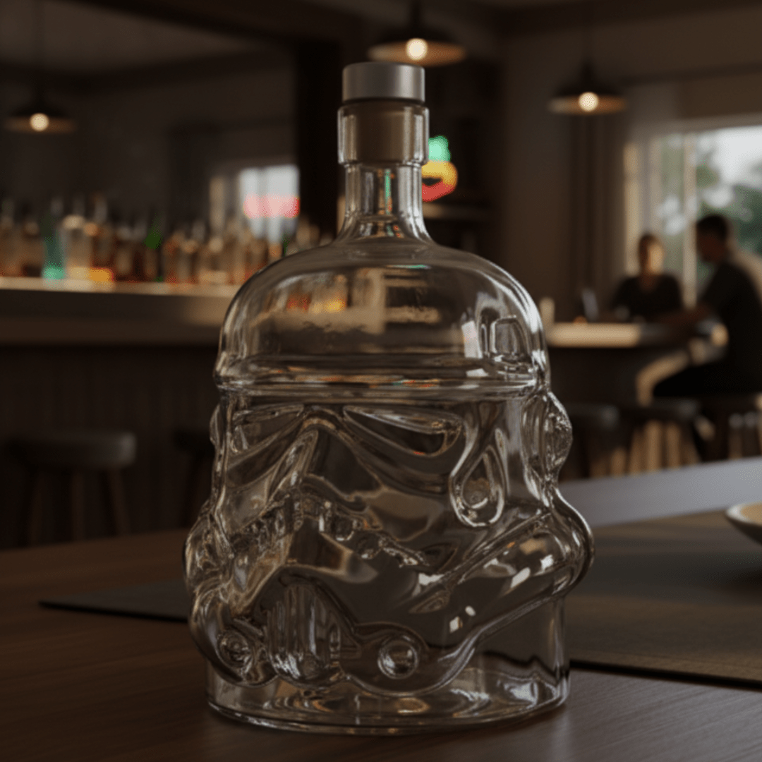 HelmHelden™ / Ikonisches Whiskey-Set mit Flasche & zwei Gläsern - Sopheria