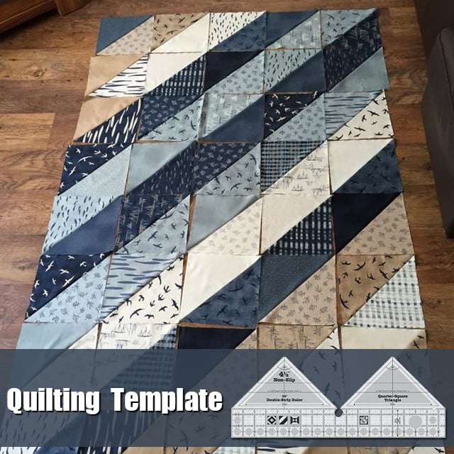 Henrike 90° Doppelstreifen-Lineal für Patchwork und Quilten - Sopheria