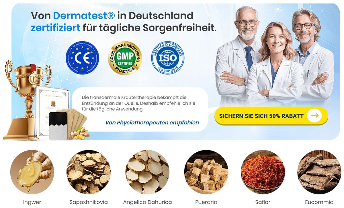 Herbion - Kräuter-Ingwerpflaster zur Schmerzlinderung - Sopheria