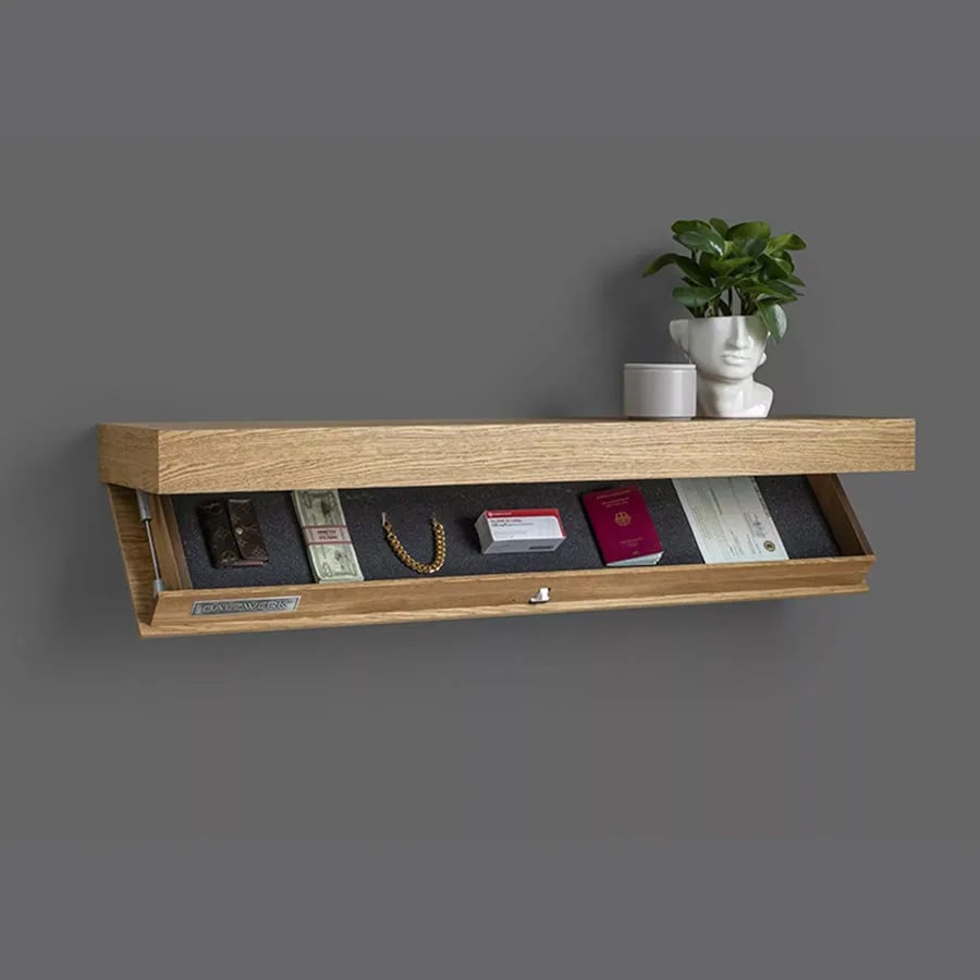 HideHolz™/ Magicflap Designer-Regal Mit Geheimfach - Sopheria