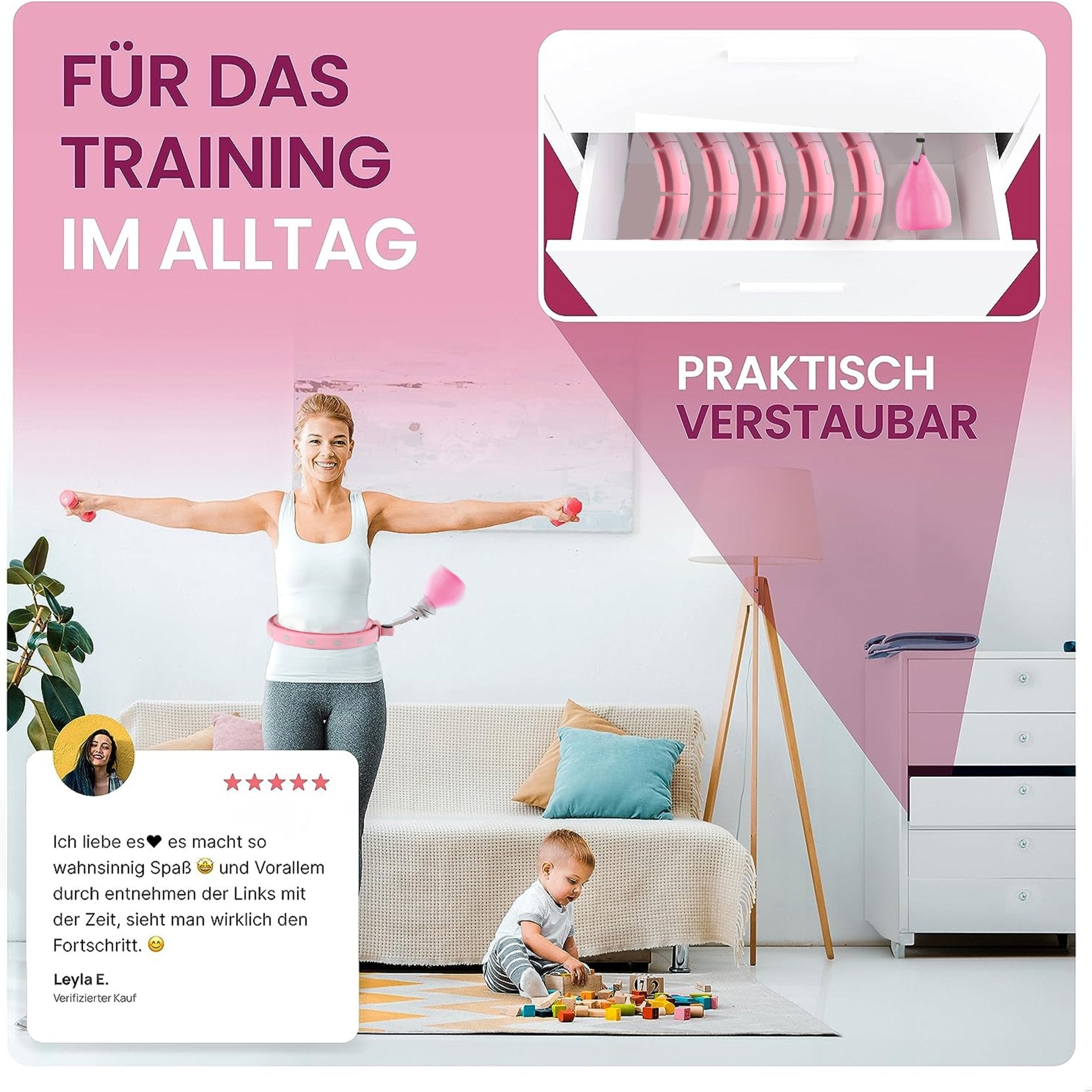 Hoovex - Smart Hula Hoop Fitnessreifen - Sopheria