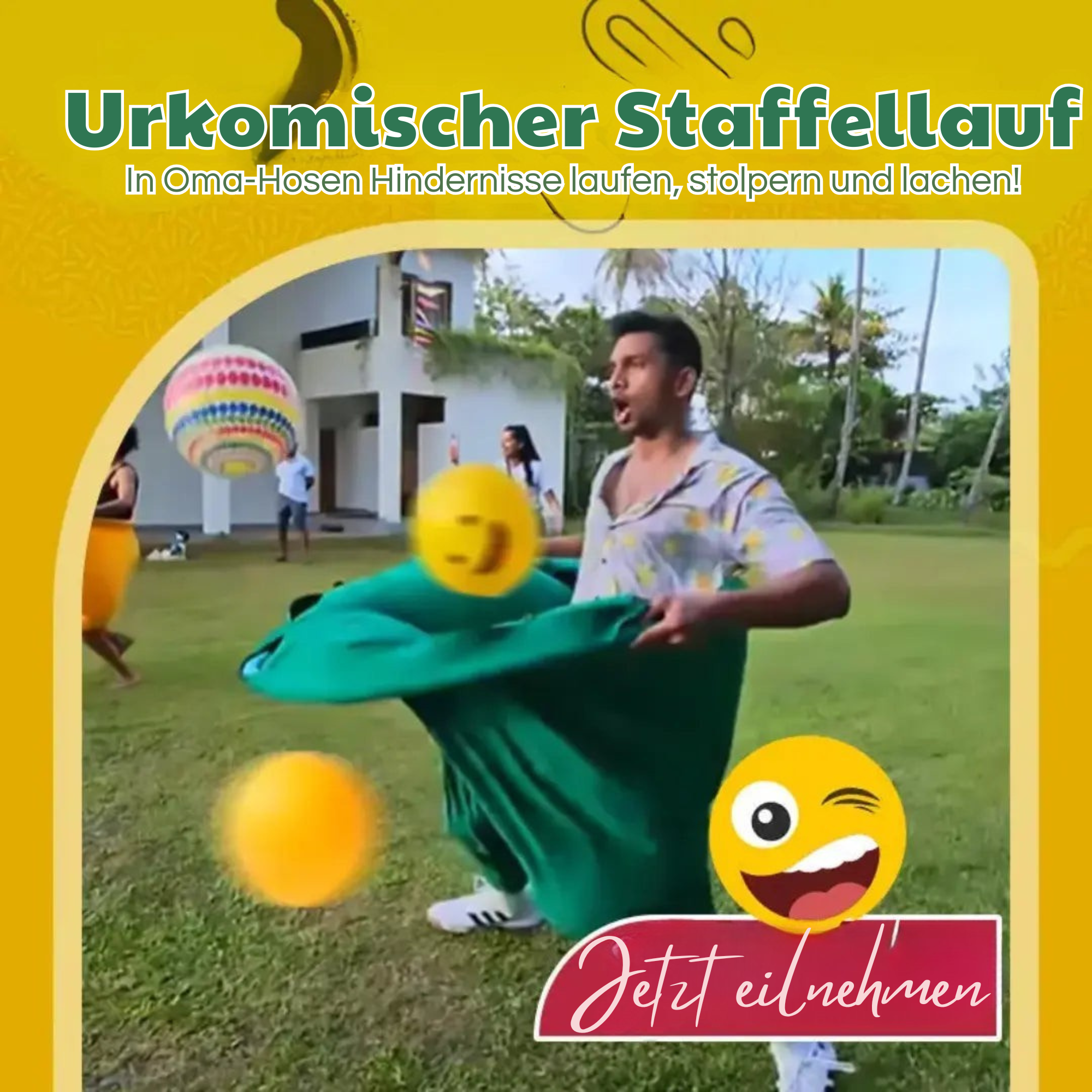 HopsHose™ / Riesige Hosen Outdoor-Spielesets mit Hüpfbällen - Sopheria