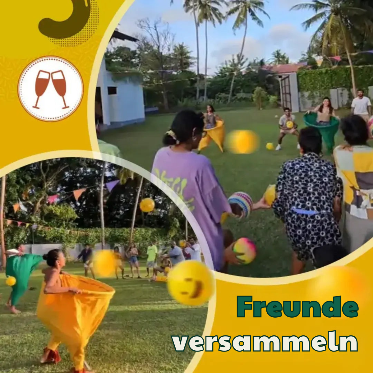 HopsHose™ / Riesige Hosen Outdoor-Spielesets mit Hüpfbällen - Sopheria