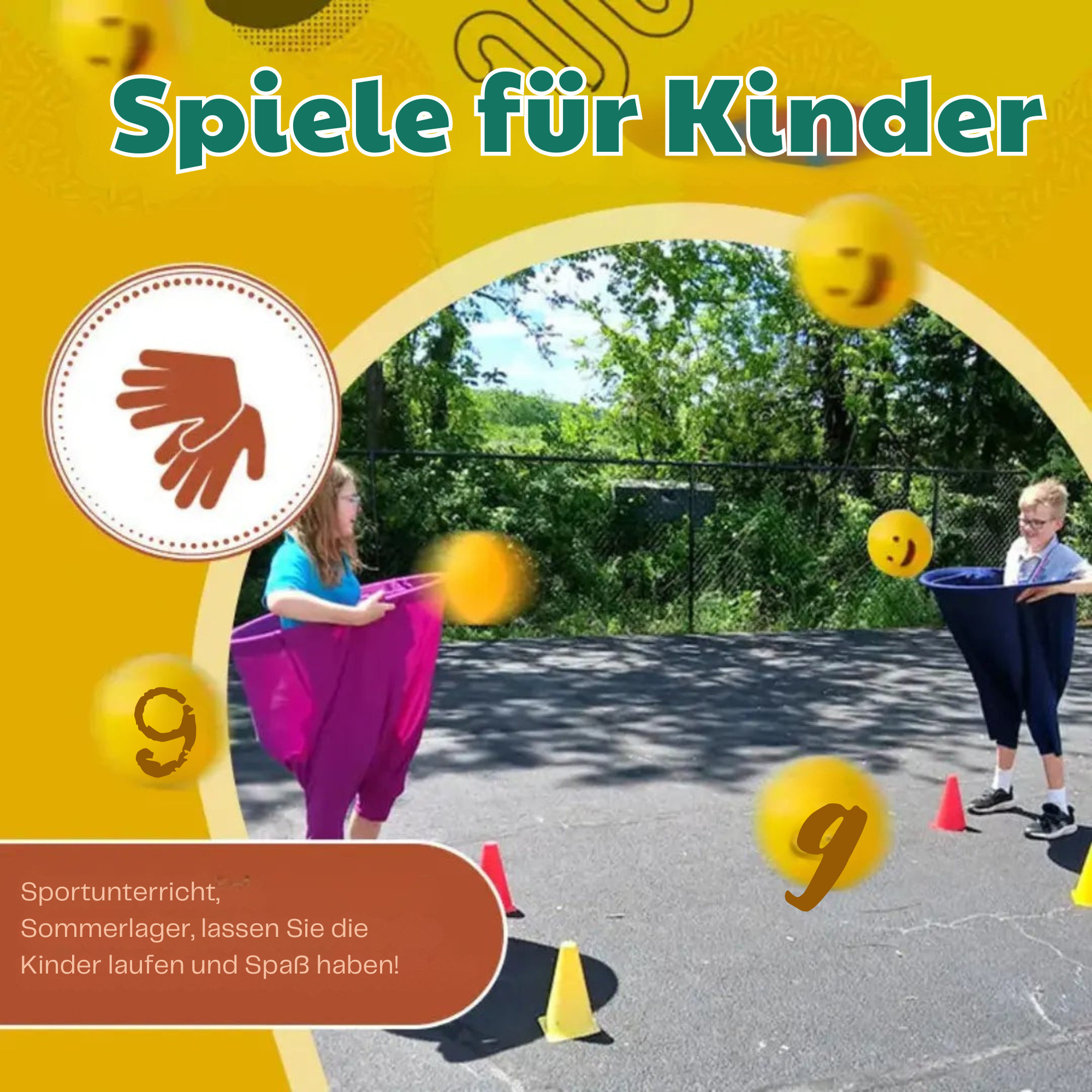 HopsHose™ / Riesige Hosen Outdoor-Spielesets mit Hüpfbällen - Sopheria