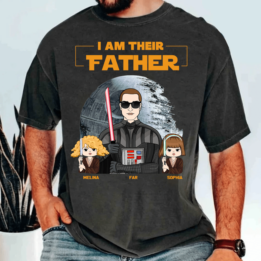 Ich bin ihr Vater Custom Shirt für Papa - Vatertagsgeschenk - Sopheria