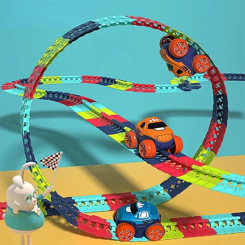 BahnBlitz™ / Verspielte Rennstrecke Für Kinder