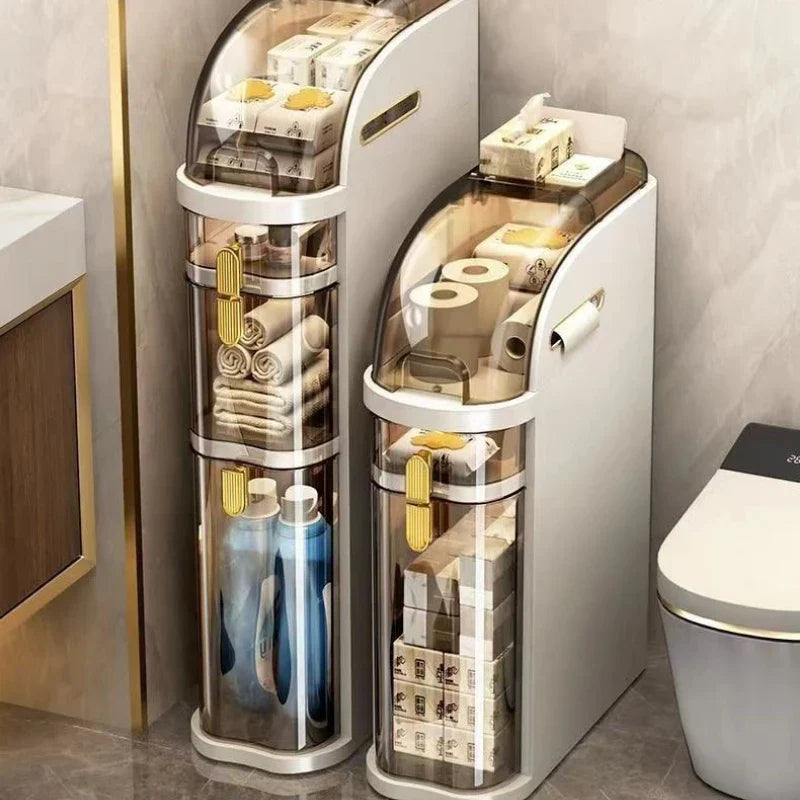 SchiebSchrank™ / Rollbarer Badezimmerschrank