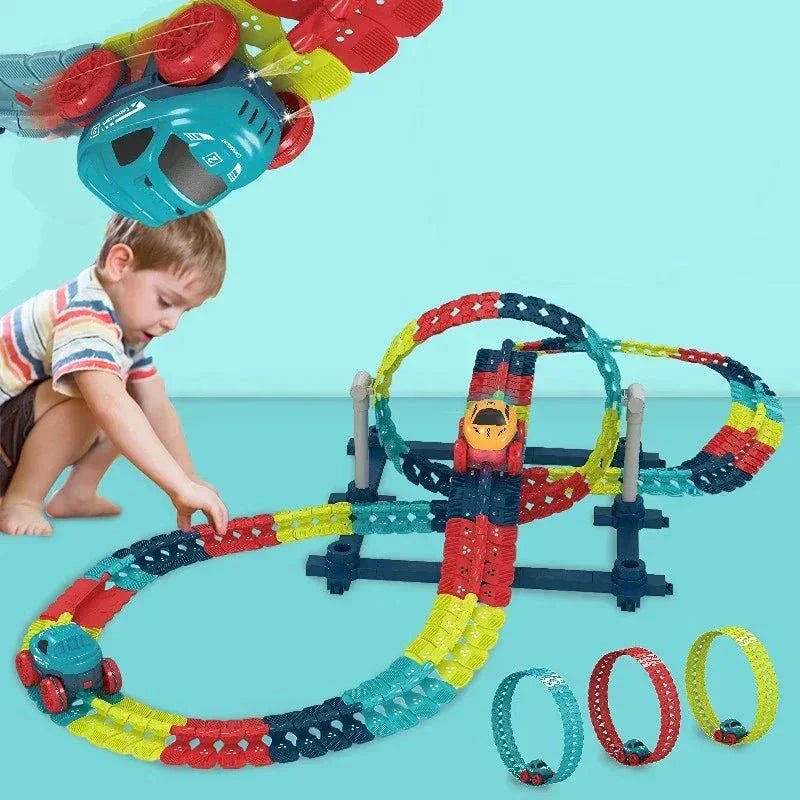 BahnBlitz™ / Verspielte Rennstrecke Für Kinder